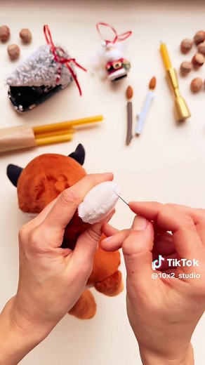 Create a Plush Fox Doll with Flat Back Minky