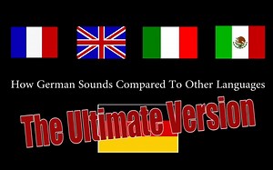 德语与其他语言的比较完整修复版 How German Sounds Compared To Other Languages