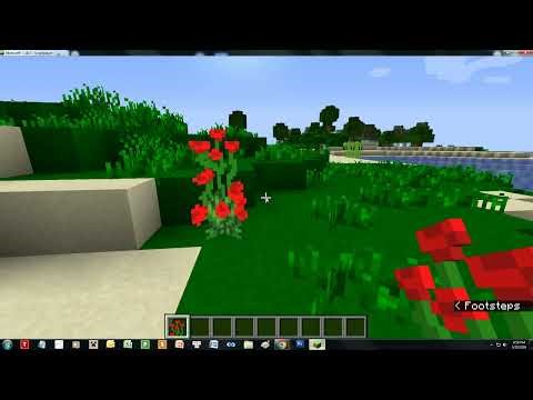 The rose bush texture in Mine Blocks Pak (Mother's Day Special!)