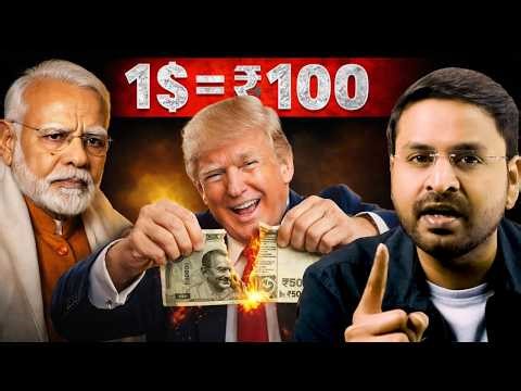 Why Indian Rupee is Falling to ₹90? | Will It Hit ₹100? | Economics Explained Simply