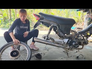 DETECH 50CC did not explode, brake shafts were broken, brake pads| Mechanical Girl N's daily work.