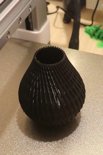 3D Print Timelapse: Shadow Vase 🖤🏺✨ (Bambu Lab P2S/A1 Combo)