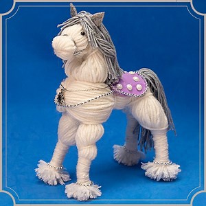 Un tutoriel sur la façon de fabriquer un cheval avec du fil à tricoter et du fil de vos propres mains ! | Miarti - Idées créatives