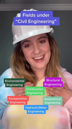 “Civil Engineering” is very broad and you can go into a lot of different fields with a CE Degree! #civilengineering #womeninstem #engineering