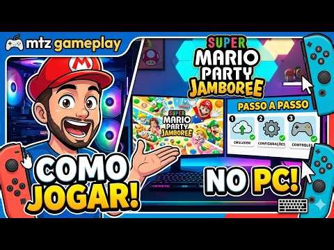 COMO JOGAR SUPER MARIO PARTY JAMBOREE NO PC (PASSO A PASSO)
