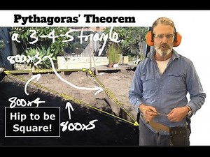 Pythagoras In Real Life - Where is it really used in Building?