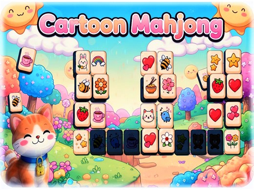 Cartoon Mahjong 🕹️ Грати в онлайн ігри на SGameS.