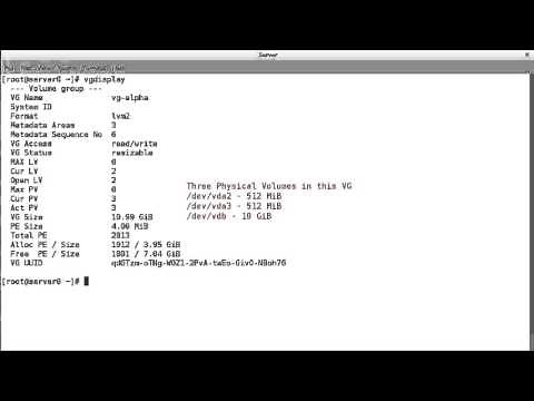 Taste of Red Hat Training: Resizing a volume group