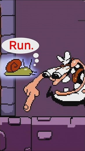 Pizza Tower Snail Mode IS HARD & TRICKY! [Pizza Tower Mods Shorts] #pizzatowershorts