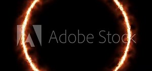 fire in circle shape fire ring loop animated background 4K 60 FPS