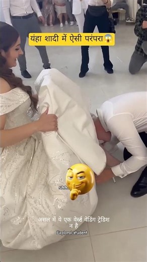 Western wedding tradition is so crazy😱#shorts #factsinhindi #tradition