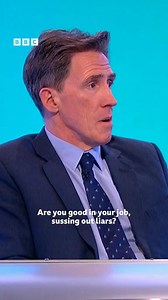 1.4M views · 21K reactions | Steven Bartlett: Got 'em!  WOULD I LIE TO YOU?: The award-winning comedy panel show. Suave host Rob Brydon and lightning-quick team captains David Mitchell and Lee Mack encourage their guests to tell the tallest of tales. #LiveAtTheApollo ##DavidMitchell #LeeMack #StevenBartlett #Comedy #Comedian #Throwback | BBC One | Facebook