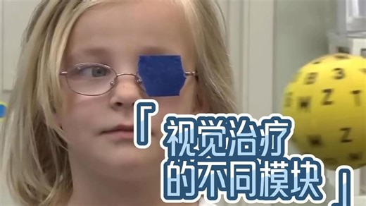 视觉治疗的不同模块