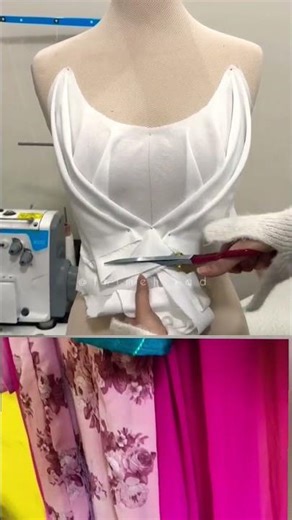 draping designer blouse banane ka secret idea 💡👌 shorts #diynstitch #blousedesign #blousecutting