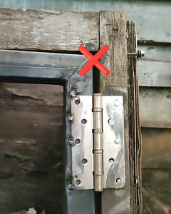 1.6M views · 10K reactions | Few welders are willing to tell you how to install an iron security door on a wooden frame | Yance welder art | Facebook