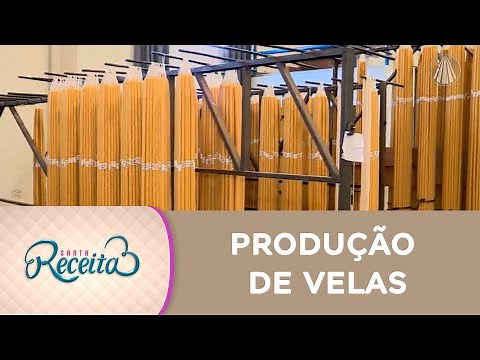 Conheça o processo de produção de velas de vários tamanhos e formatos