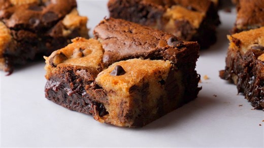 Easy Brookie Recipe (Soft, Chewy & So Chocolatey) #Brookie #EasyDesserts #DessertRecipes | Spice Bangla