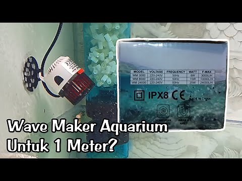 Trying a 3000 l/h Wave Maker for a 1 Meter Aquarium