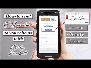 How-to Send E-signature to clients, fill out Intake Forms & Contract Using Adobe Acrobat & Canva