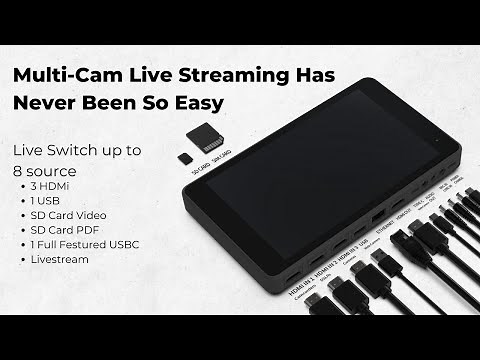 YoloBox Pro: Multi-Cam Video Switcher, Encoder, Monitor, Recorder, All In One!