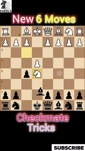 Checkmate in 6 Moves ♟️🔥 | Fast Chess Win | Deadly 6-Move Checkmate 😱