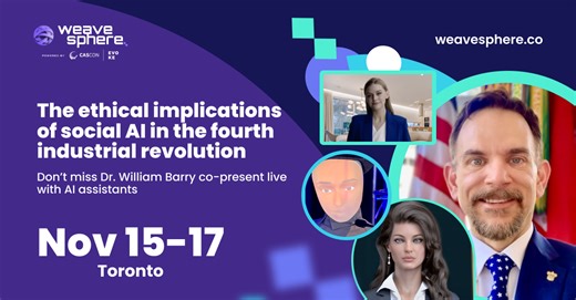 WeaveSphere technology conference announces first human-AI keynote