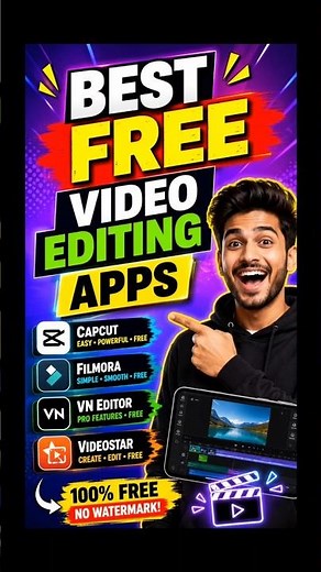Best Free Video Editing Apps | No Watermark Video Editor | Mobile Editing Apps | AI Video Editor