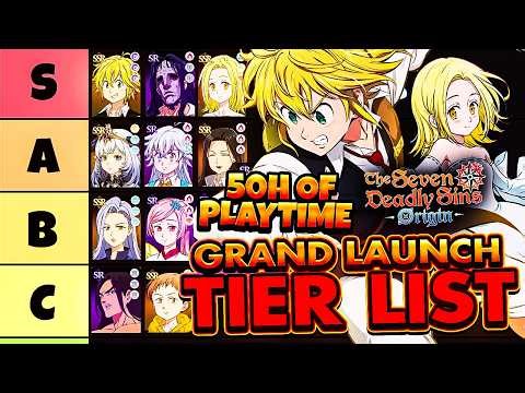 *UPDATED* 7DS ORIGIN BEST UNITS TIER LIST! GRAND LAUNCH SSR & SR META RANKED