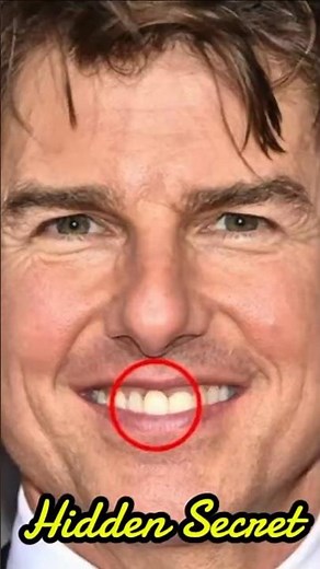 The Glitch in Tom Cruise’s Smile #tomcruise #usa #ytshorts