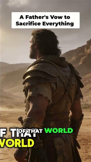 Jephthah's Vow: A Father's Desperate Promise in Ancient Israel #shorts