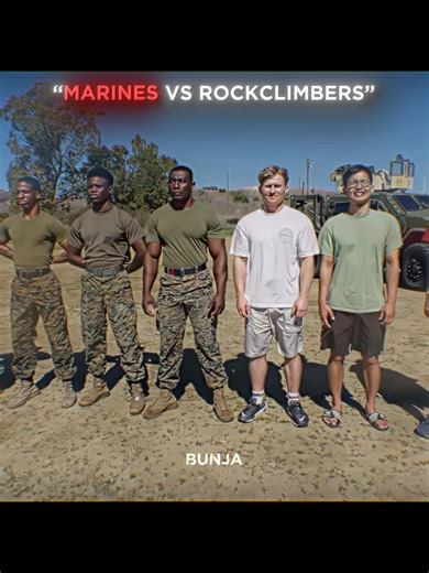 Rock Climbers Challenge Marines: A Test of Strength