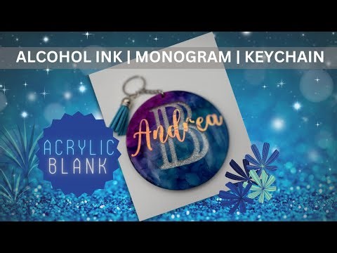 Acrylic Blank | Alcohol Ink Tutorial: Easy and Fun DIY Project