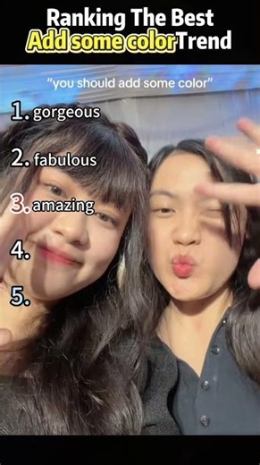 Ranking The Best Add Some Color Trend ✨