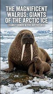 The Frozen Empire of Walruses Will Shock You!#Walrus #Arctic #Wildlife #youtubeshorts#viralvideo