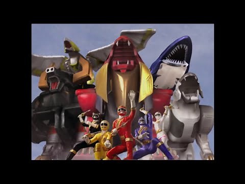 Power Rangers Wildforce All Zords and Megazords First Time Fights