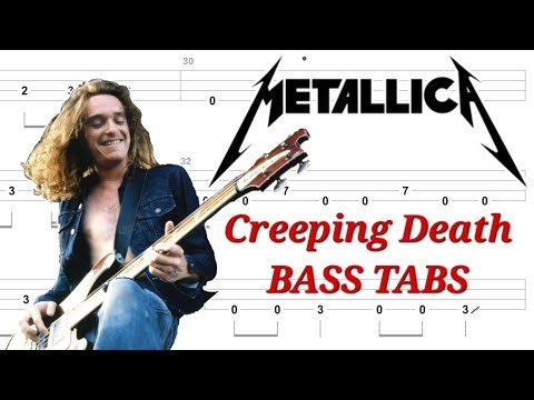 Metallica - Creeping Death BASS TABS | Cover | Tutorial | Lesson