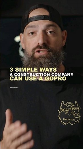 3 Quick Ways a Construction Company Can Use A GoPro #construction #content #gopro
