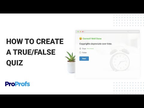 How to Create a True & False Quiz