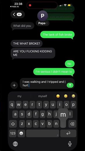 What about my head?💀. #fyp #dad #fish #prank