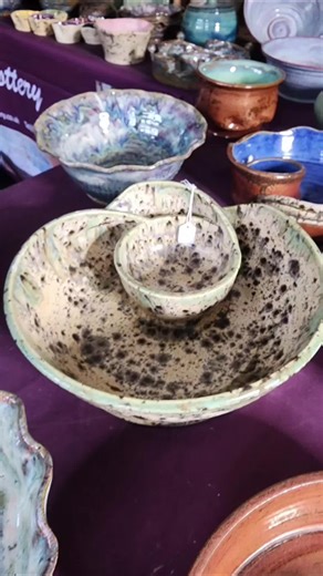 Some of my pottery .. If you would like any of these feel free to contact Country Girl Pottery at 44 7914 751 984 or email me at patricia@countrygirlpottery.co.uk World wide shipping available Custom pieces available #artistreels #pottery