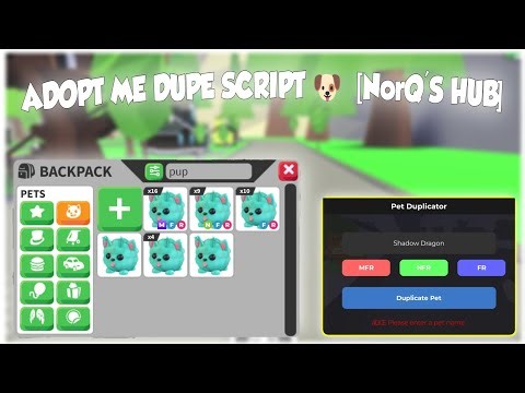 ADOPT ME 🐶 I *DUPE SCRIPT* I INF PUPTUNE I PASTEBIN I NO KEY I FREE I SHADOW DRAGON MFR