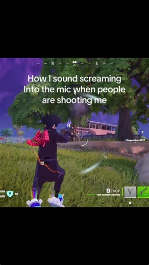 Screaming Into the Mic During Fortnite Zero Build