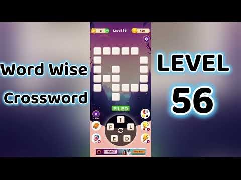 Word Wise Crossword Level 56 🧩 | Smart Crossword Puzzle Walkthrough | Go Answer