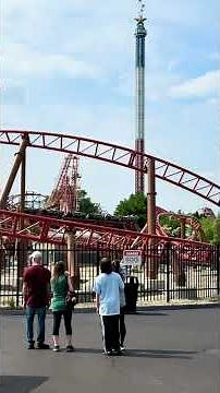 Quantum Accelerator Test Run WITH RIDERS 🚀 | Six Flags New England’s 2025 Coaster!