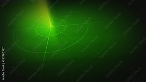 Radar And Sonar Scanner Technology Background Loop/ 4k animation of a radar or sonar military equipment background, with circular scanning fx seamless looping