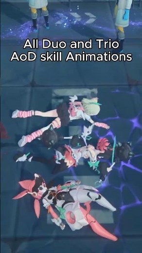 【ZZZ】All Angels of Delusion duo and trio skill animations #zenlesszonezero #angelsofdelusion