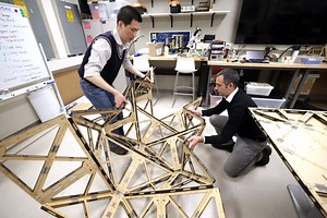Bridge in a box: Unlocking origami’s power to produce load-bearing structures