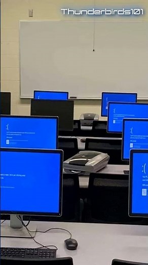 A blue screen of death for everyone