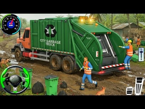 Extreme Garbage Truck Simulator 2026 - Real Trash Truck Driving 3D - Truck Game Android Gameplay
