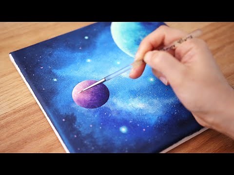 Mysterious Universe Painting 💫 | Step by step Acrylic Painting | Satisfying Art #165